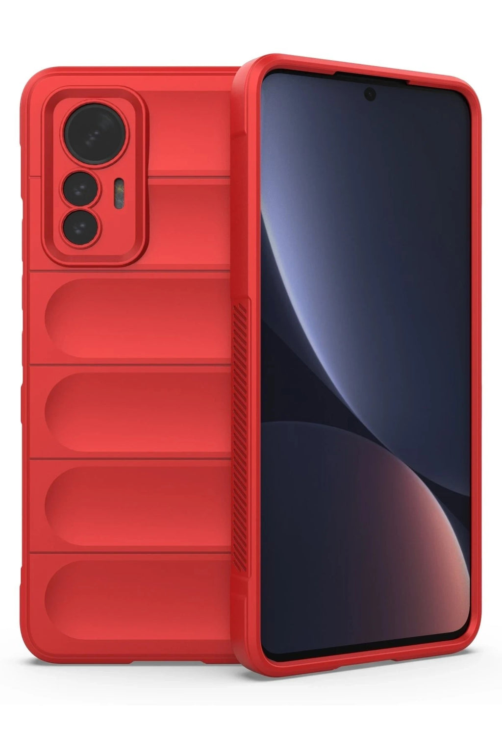 Mey İthalat® Mi 12 Lite Kılıf Optimum Silikon - Kırmızı