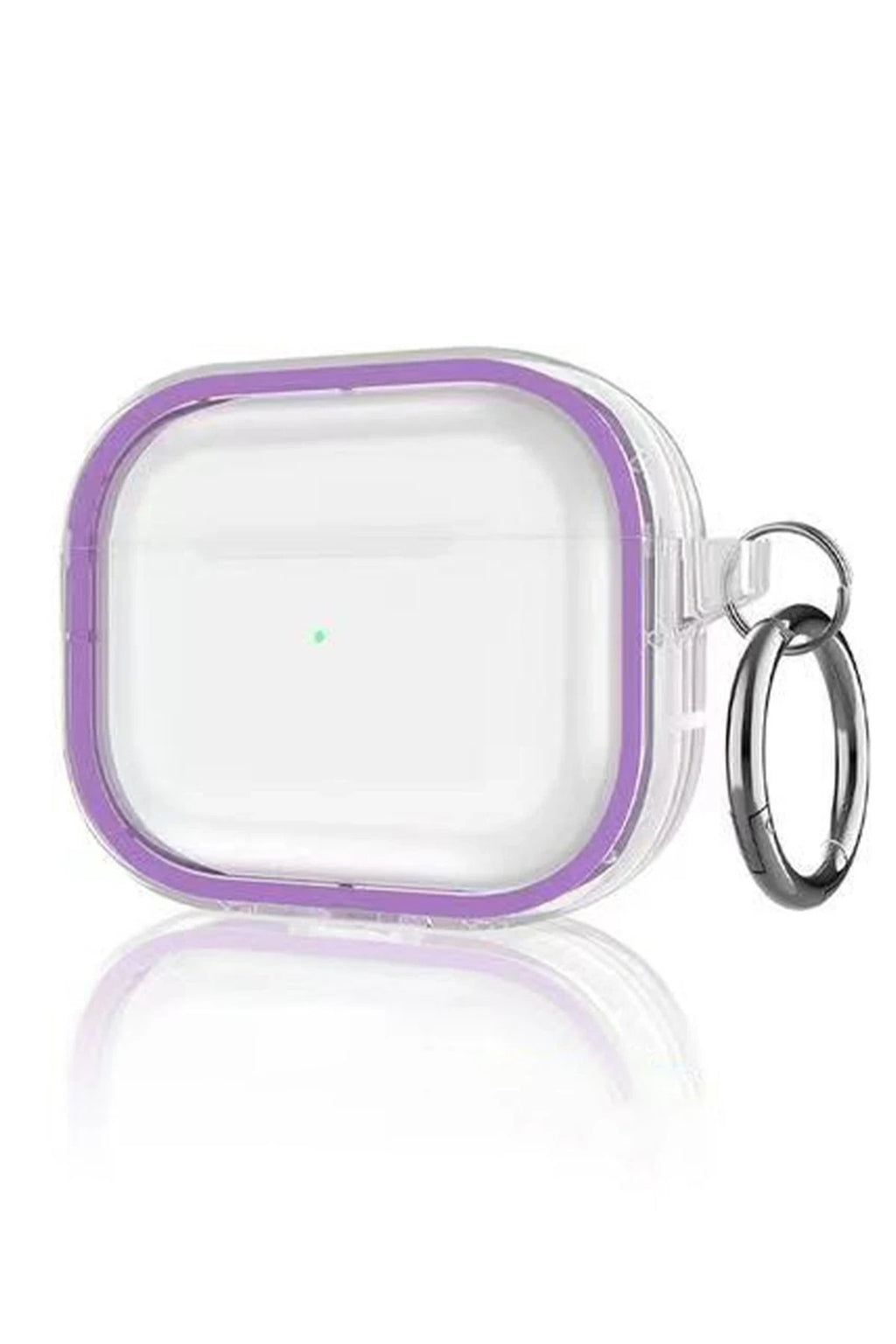 Mey İthalat® Airpods Pro 2 (2.nesil) Shiny Şeffaf Kılıf - Mor