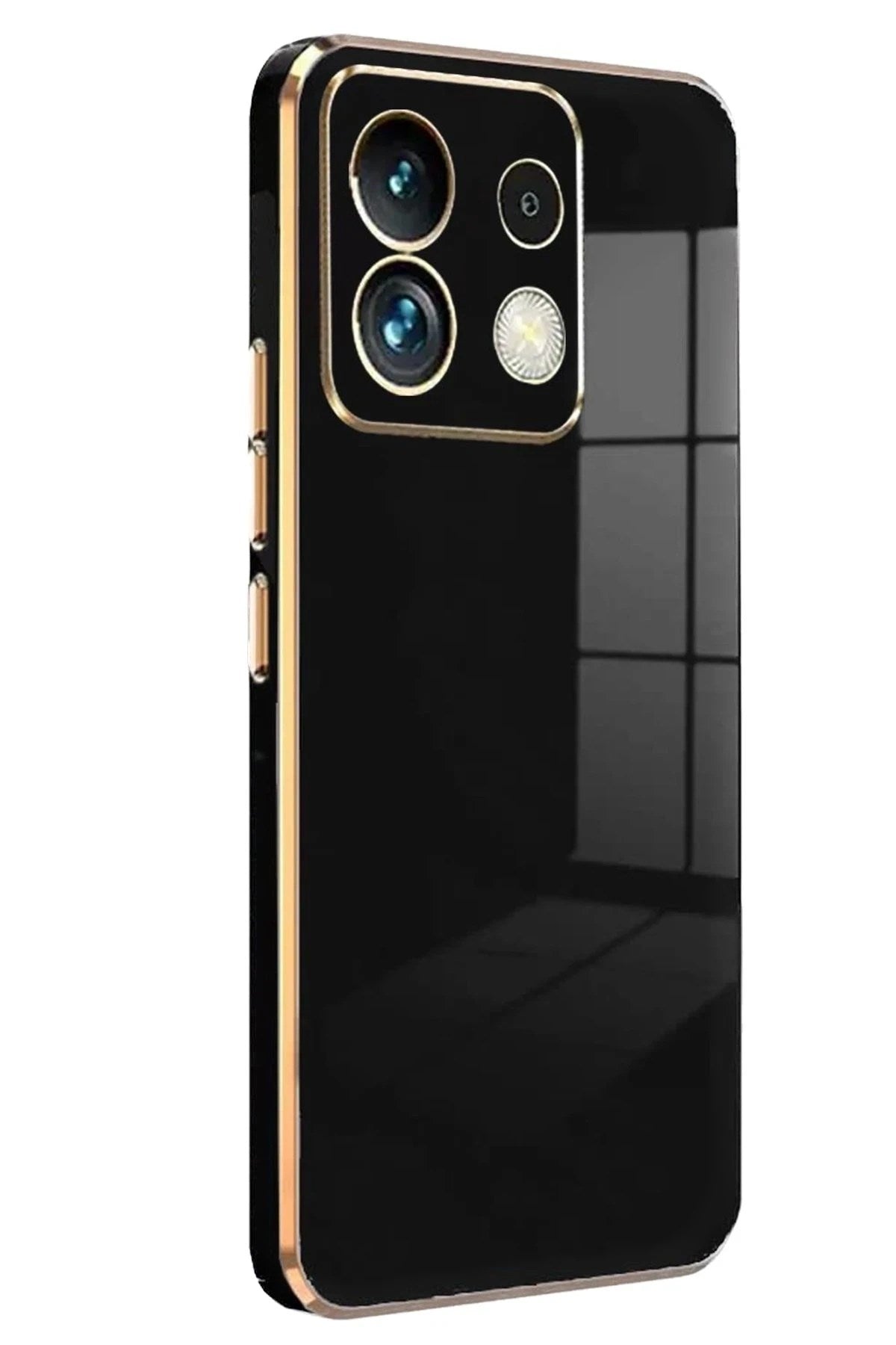 Mey İthalat® Redmi Note 13 5G Kılıf Volet Silikon - Siyah