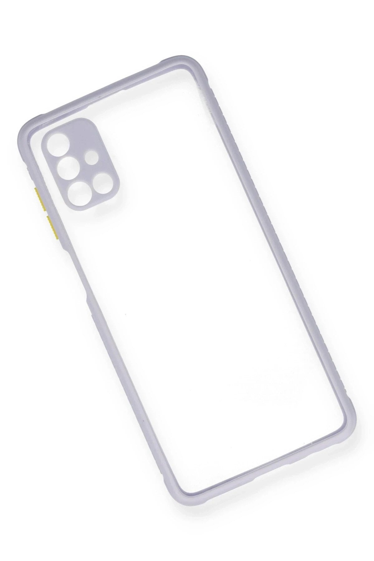 Mey İthalat® Samsung Galaxy M51 Kılıf Miami Şeffaf Silikon - Lila