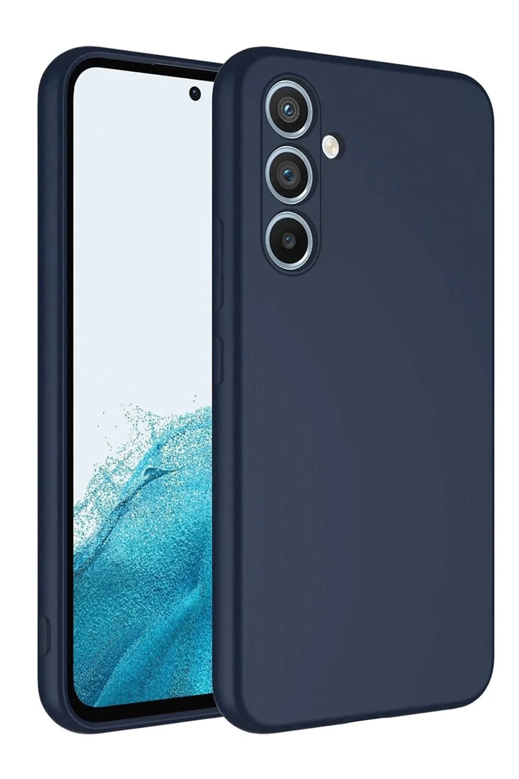 Mey İthalat® Samsung Galaxy A16 5G Kılıf First Silikon - Lacivert