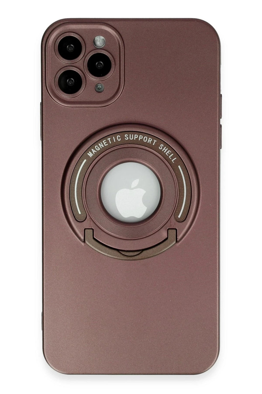 Mey İthalat® iPhone 12 Pro Kılıf Lukka Magneticsafe Kapak - Kahverengi