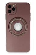 Mey İthalat® iPhone 12 Pro Kılıf Lukka Magneticsafe Kapak - Kahverengi