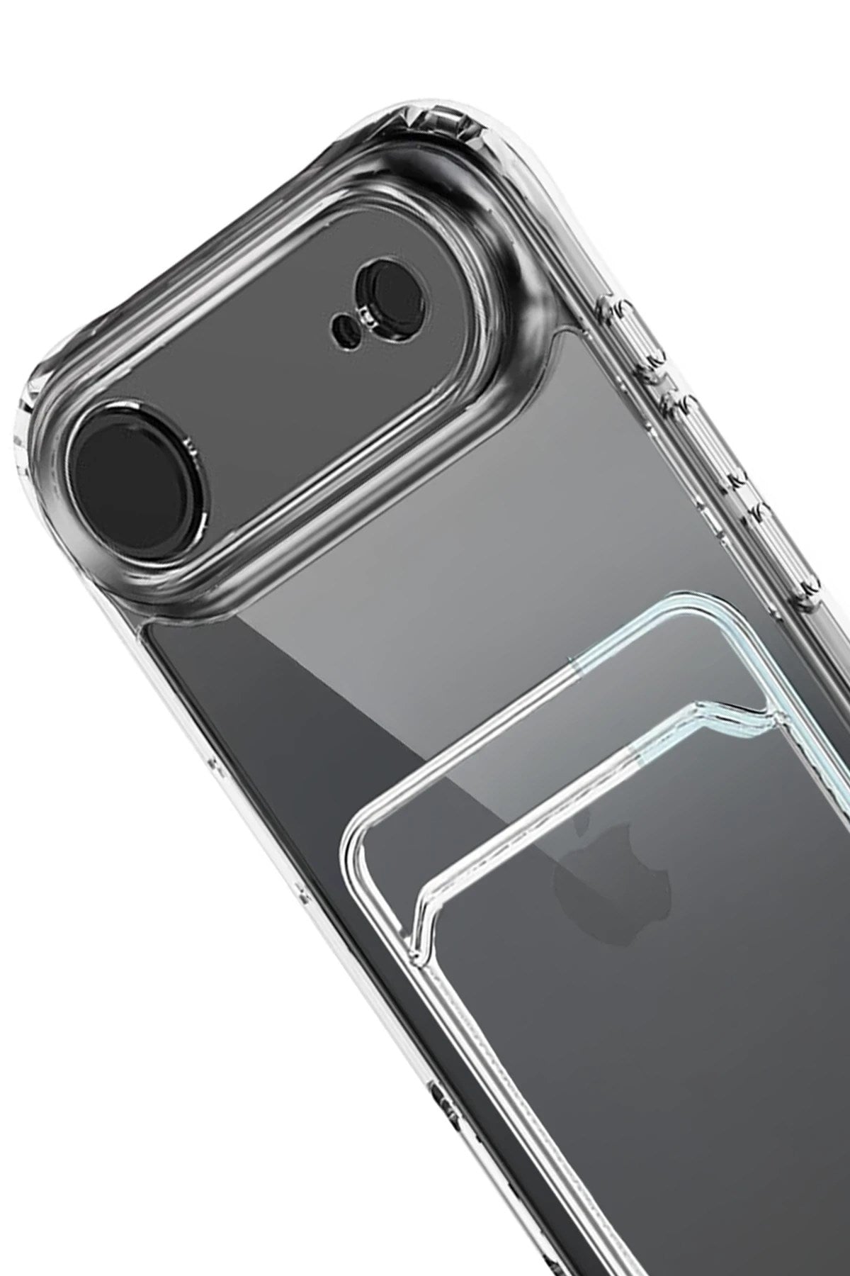Mey İthalat® iPhone 17 Air Kart Şeffaf Silikon - Şeffaf