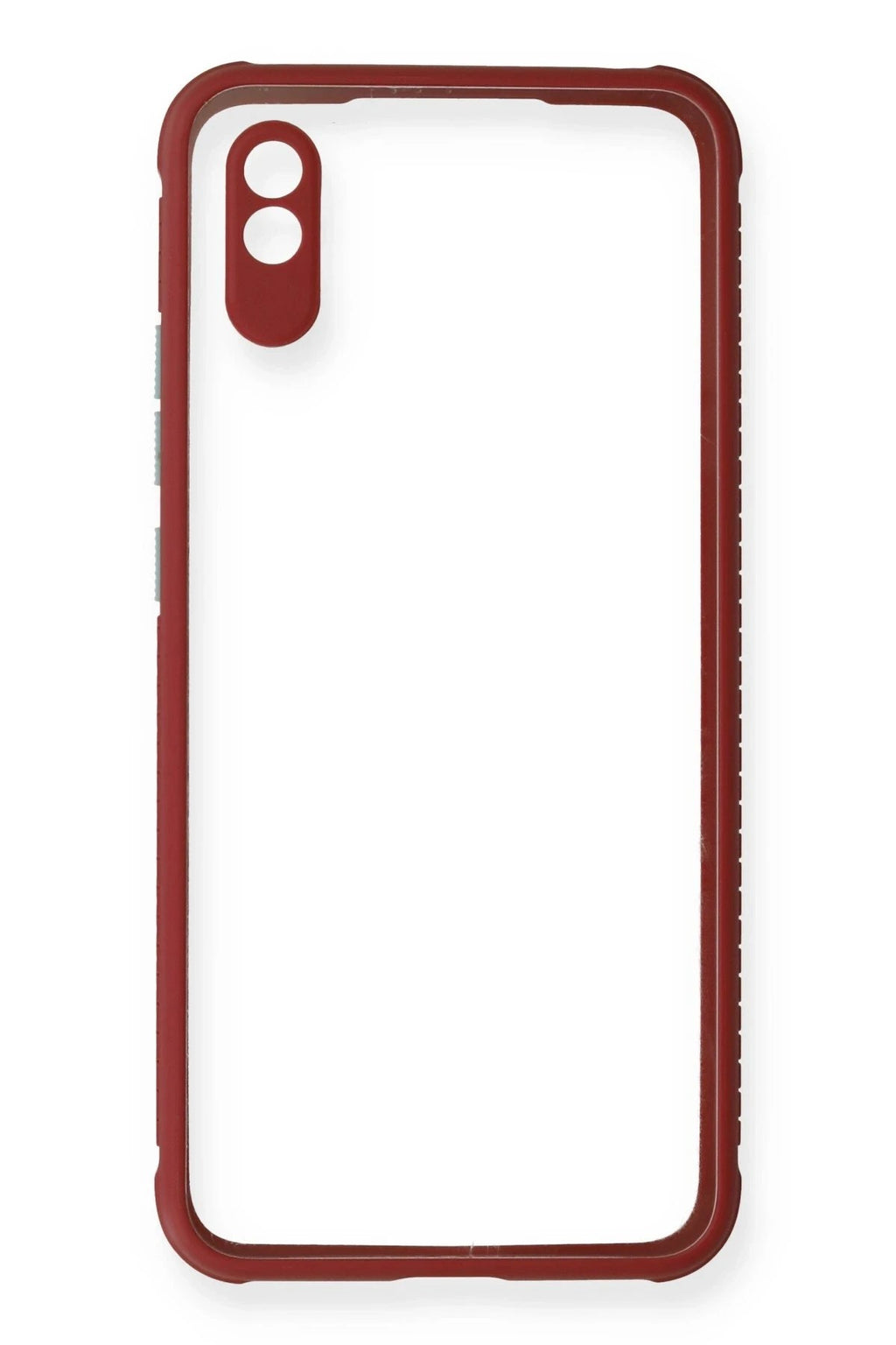 Mey İthalat® Redmi 9A Kılıf Miami Şeffaf Silikon - Fuşya
