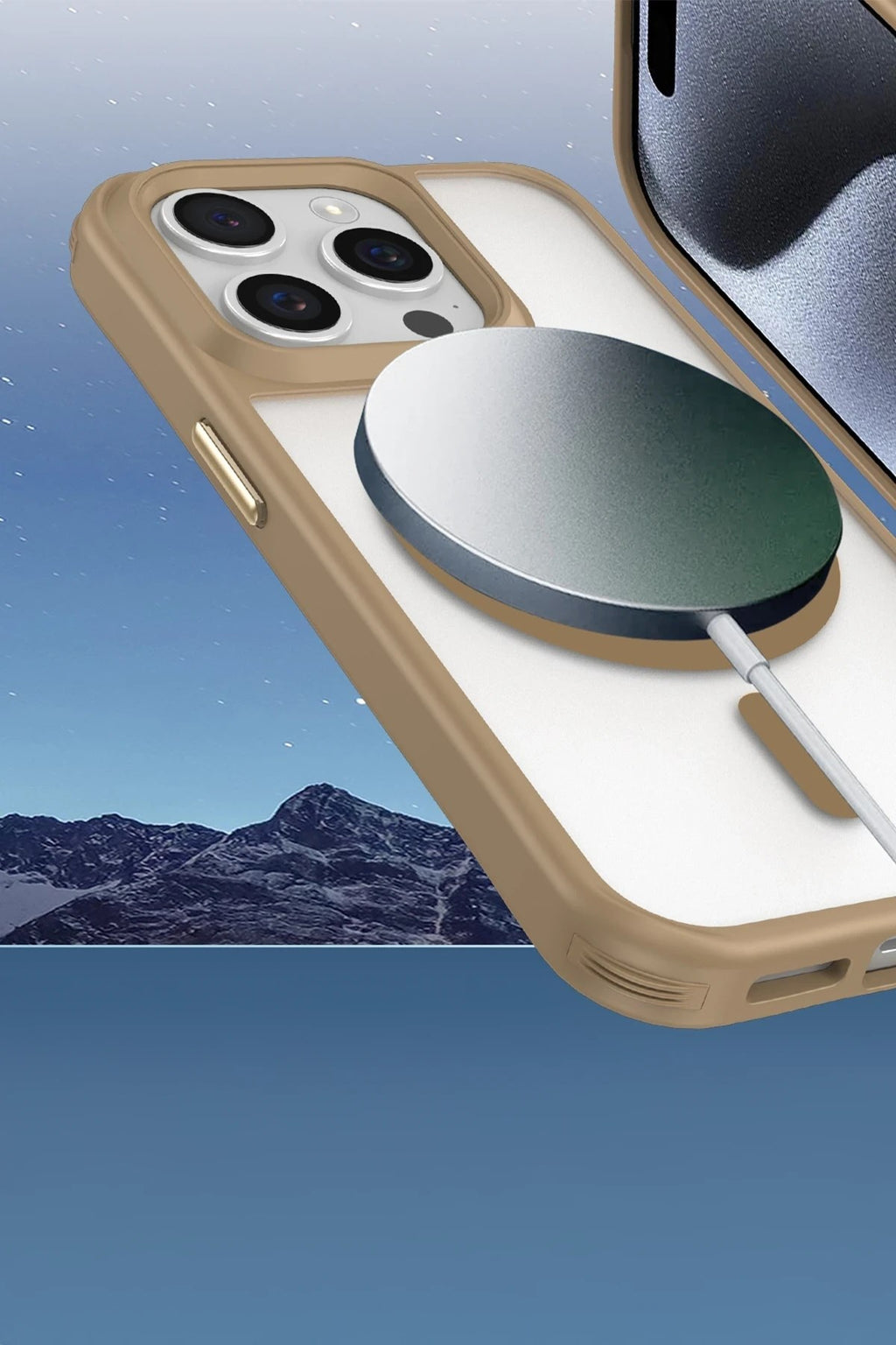Mey İthalat® iPhone 14 Pro Max Kılıf Enka Magsafe Silikon Kılıf - Şeffaf