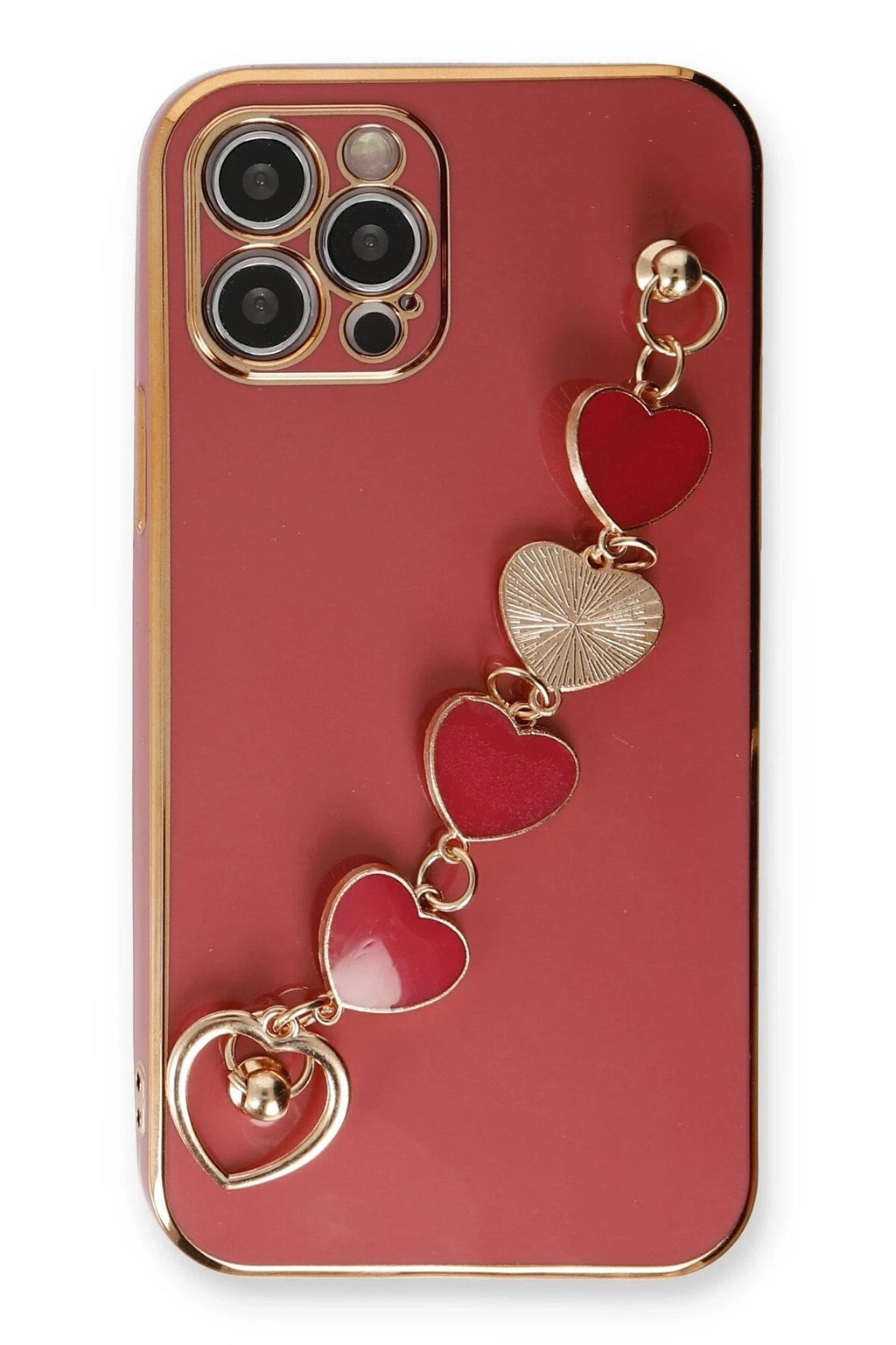 Mey İthalat® iPhone 12 Pro Kılıf Esila Silikon - Kırmızı
