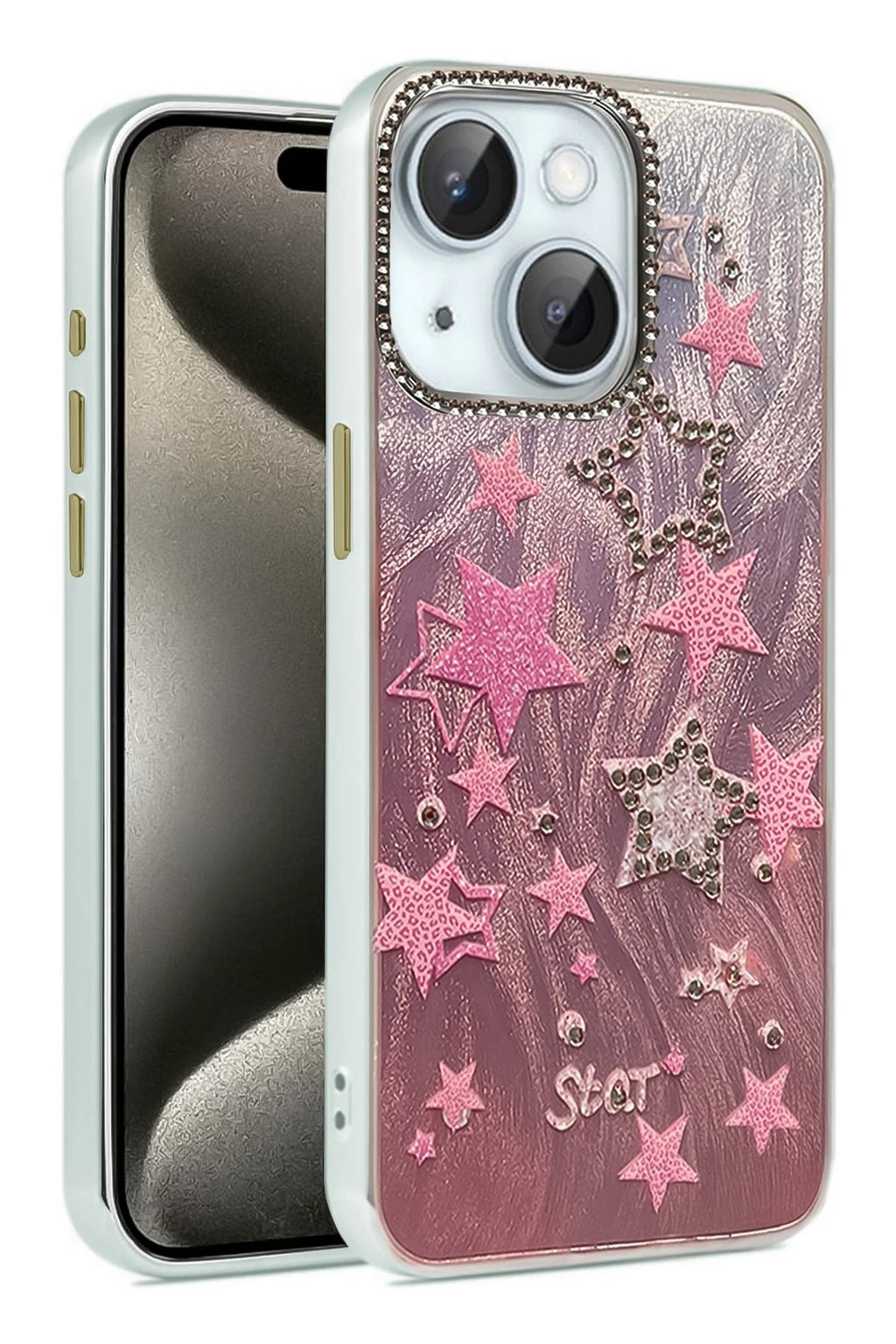 Mey İthalat® iPhone 14 Kılıf Blade Aynalı Desenli Kapak - Desen 7