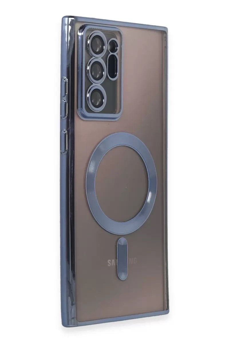 Mey İthalat® Samsung Galaxy Note 20 Ultra Kılıf Kross Magneticsafe Kapak - Sierra Blue