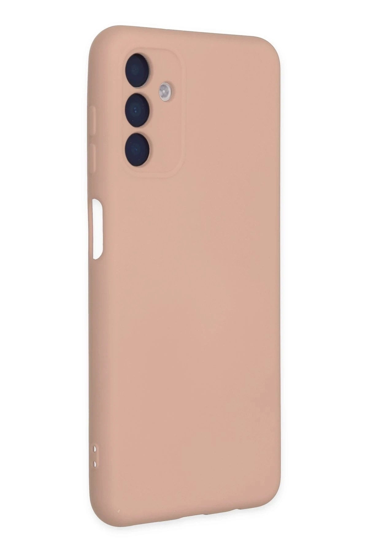 Mey İthalat® Samsung Galaxy A04S Kılıf Nano içi Kadife Silikon - Pudra