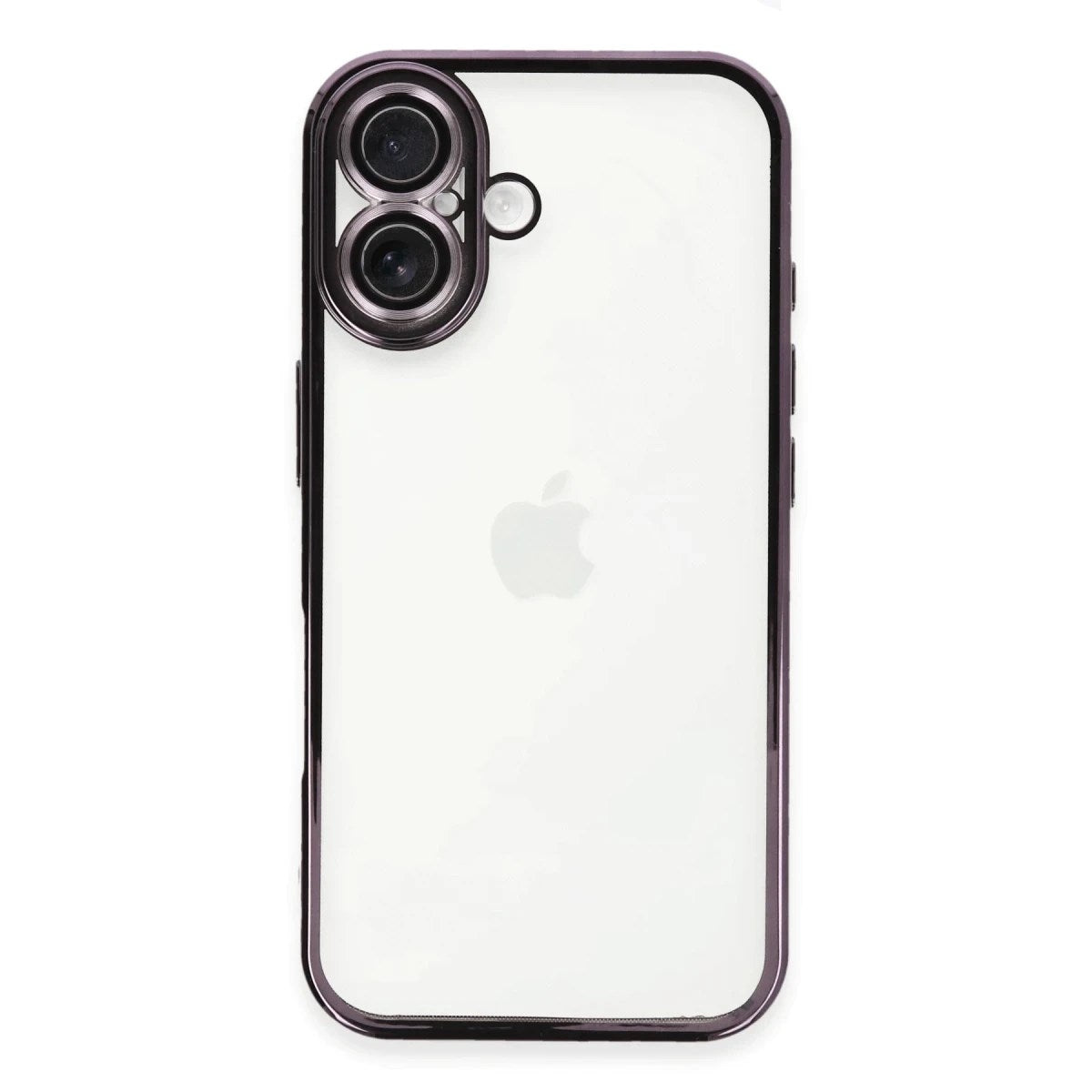 Mey İthalat® iPhone 16 Plus Kılıf Lensli Silikon - Mor