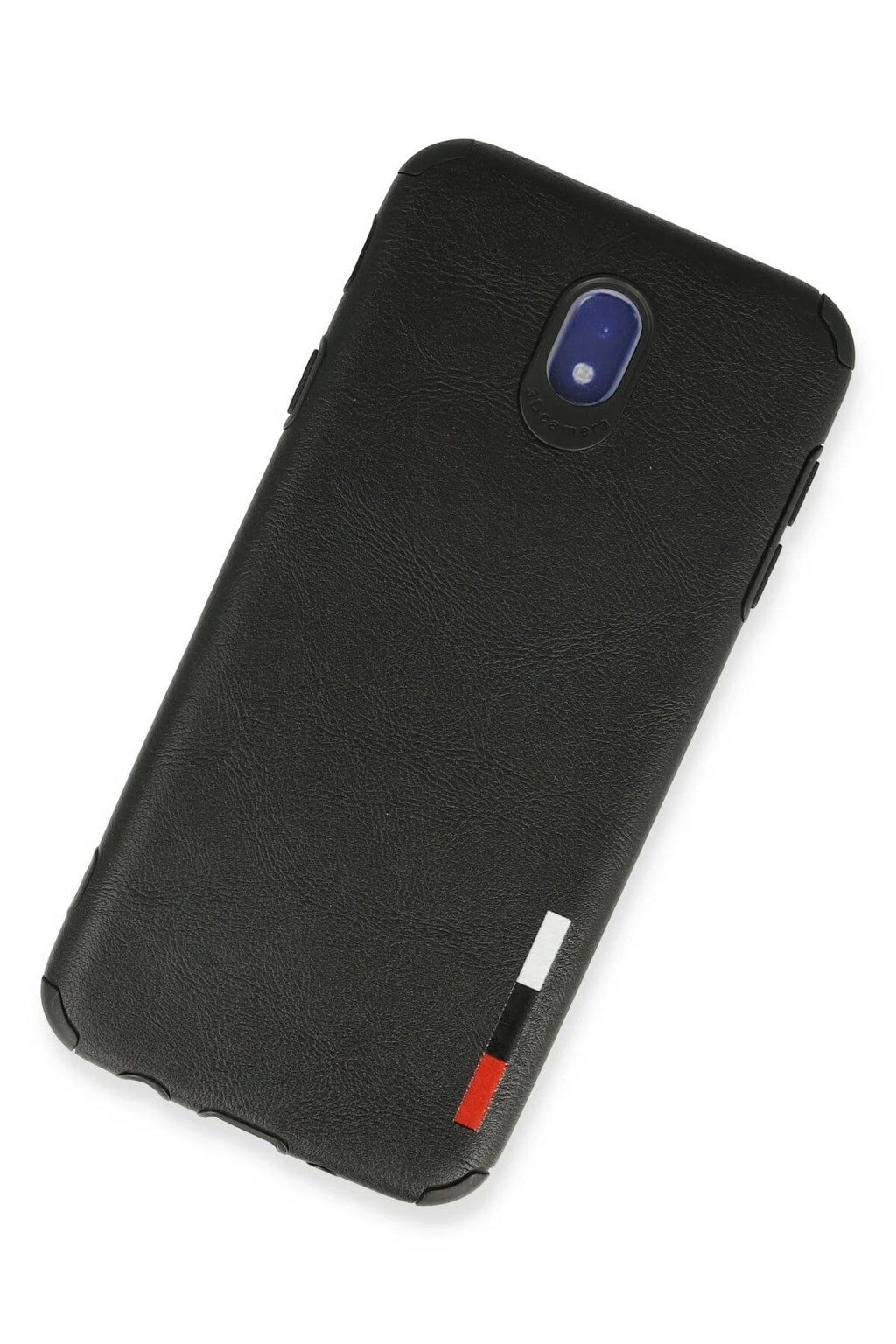 Mey İthalat® Samsung Galaxy J7 Pro / J730 Kılıf Loop Deri Silikon - Siyah