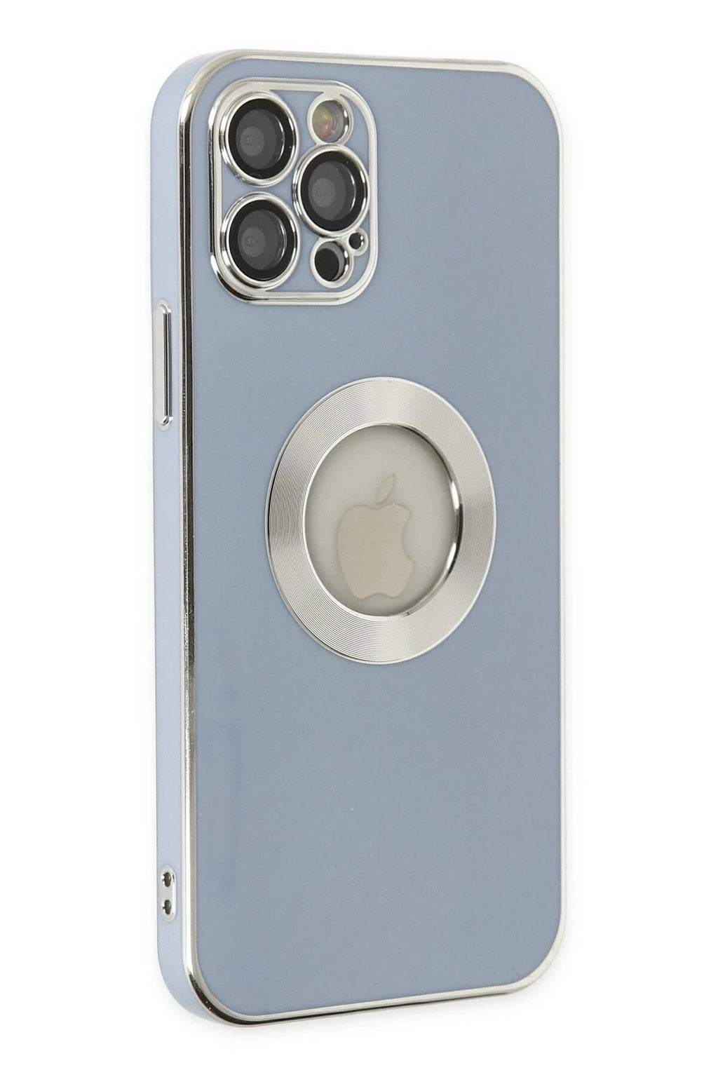 Mey İthalat® iPhone 12 Pro Kılıf Store Silikon - Sierra Blue