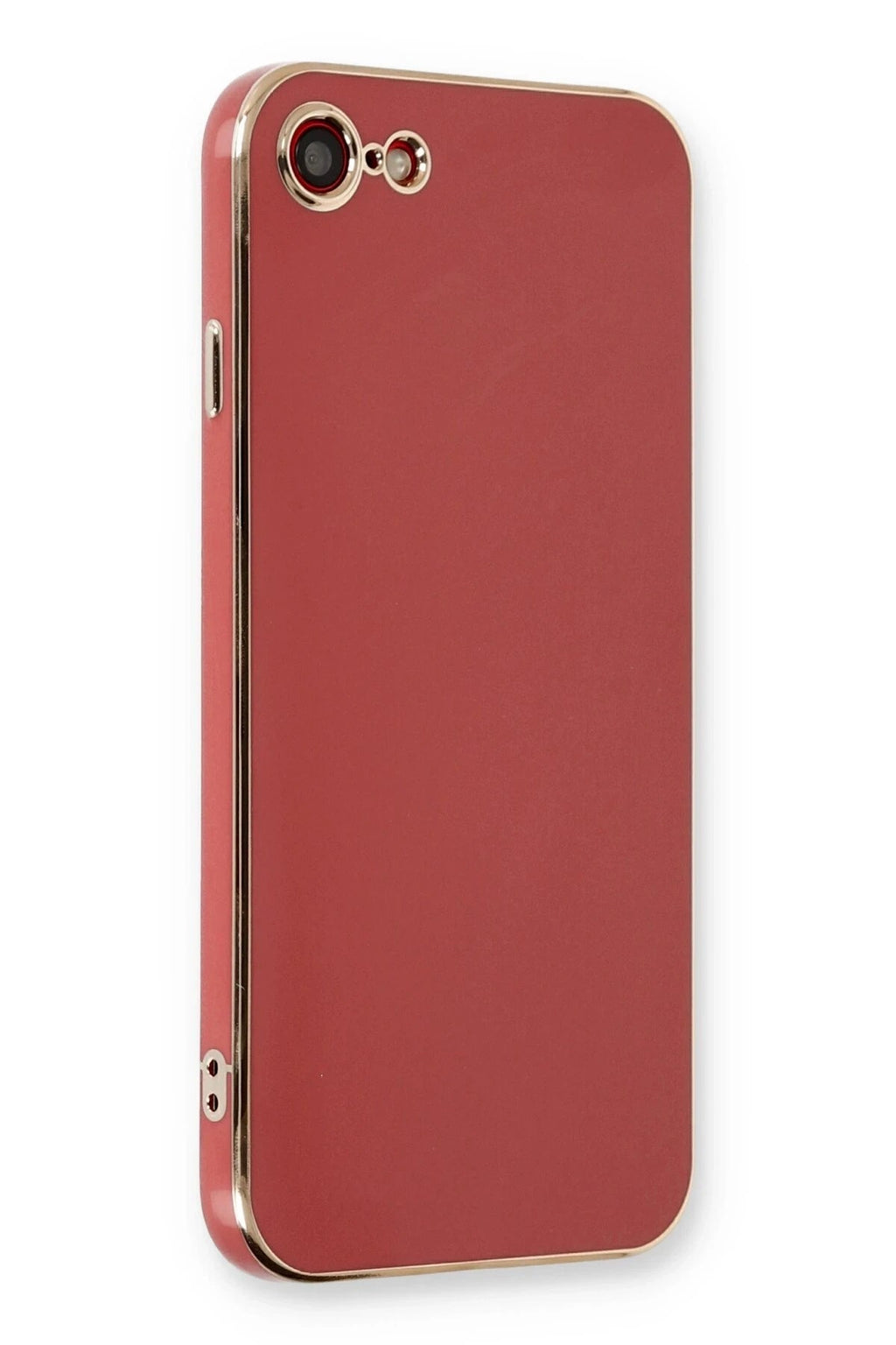 Mey İthalat® iPhone 7 Kılıf Volet Silikon - Kırmızı