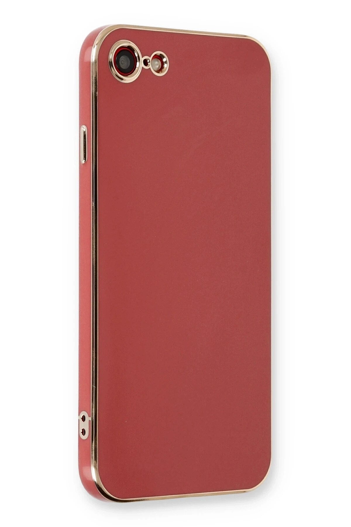 Mey İthalat® iPhone 7 Kılıf Volet Silikon - Kırmızı