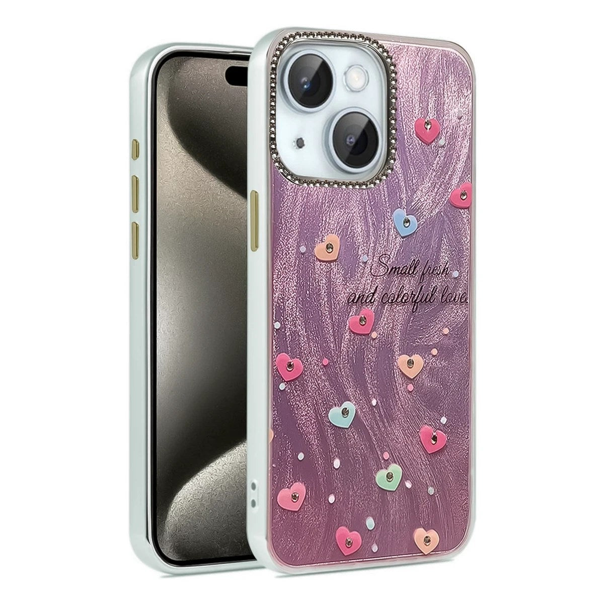 Mey İthalat® iPhone 14 Kılıf Blade Aynalı Desenli Kapak - Desen 8
