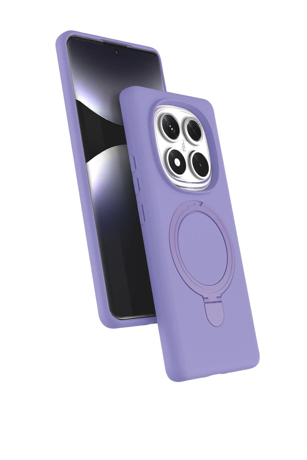 Mey İthalat® Redmi Note 14 Pro 4G Regal Magsafe Standlı Kapak - Lila