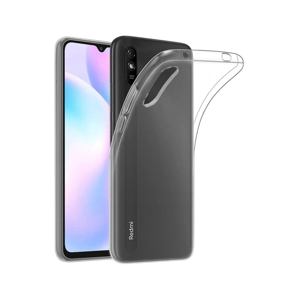 Mey İthalat® Redmi 9A Kılıf Lüx Şeffaf Silikon - Şeffaf