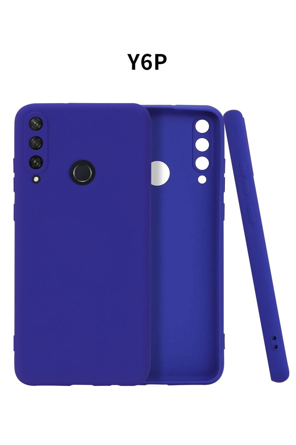 Mey İthalat® Huawei Y6P Kılıf First Silikon - Lacivert
