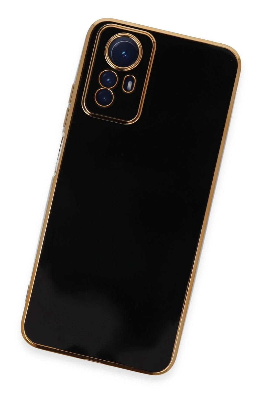 Mey İthalat® Redmi Note 12S Kılıf Volet Silikon - Siyah