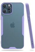Mey İthalat® iPhone 12 Pro Max Kılıf Platin Silikon - Lila