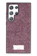 Mey İthalat® Samsung Galaxy S23 Ultra Bright Simli Kapak - Derin Mor
