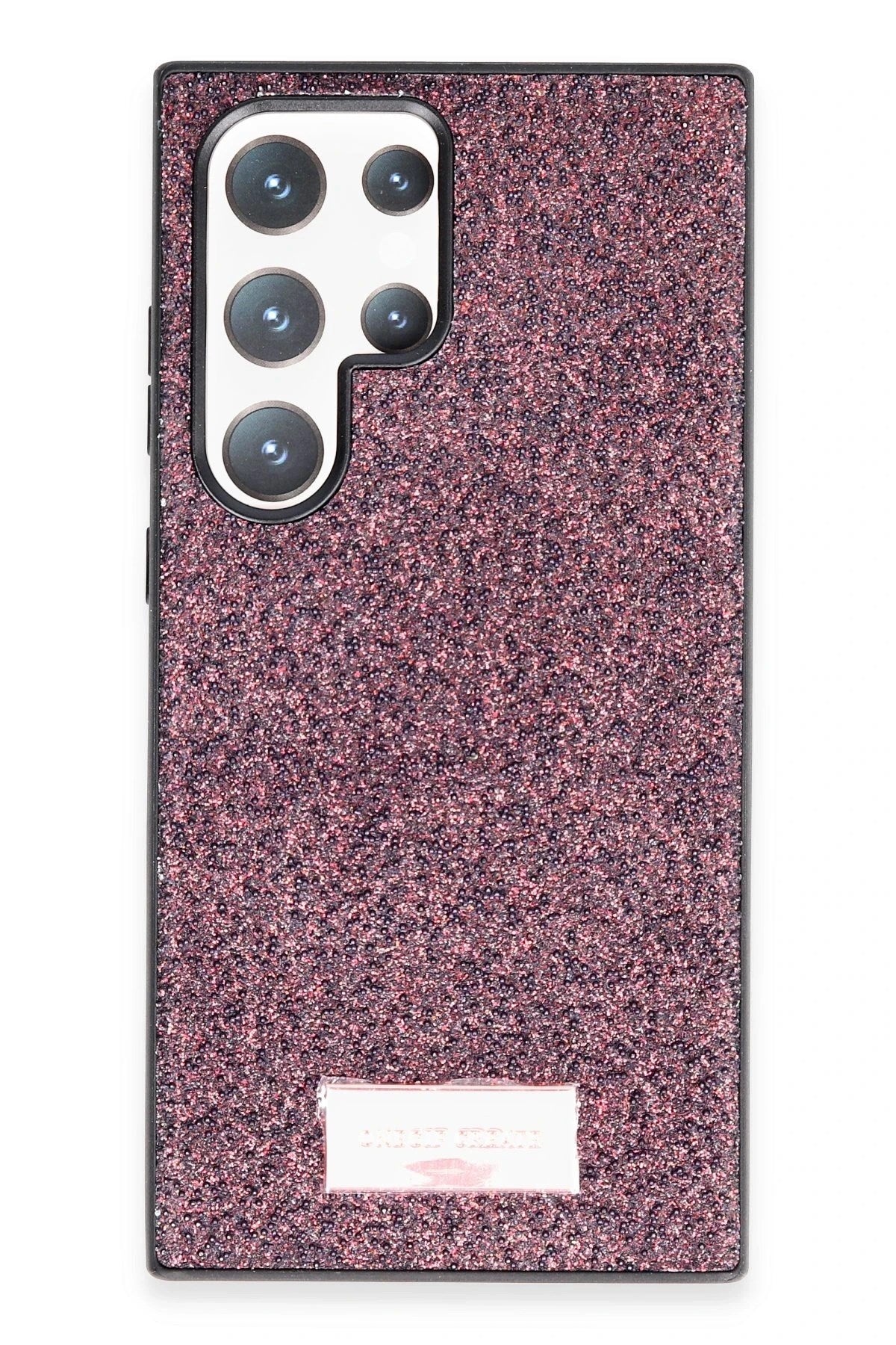 Mey İthalat® Samsung Galaxy S23 Ultra Bright Simli Kapak - Derin Mor