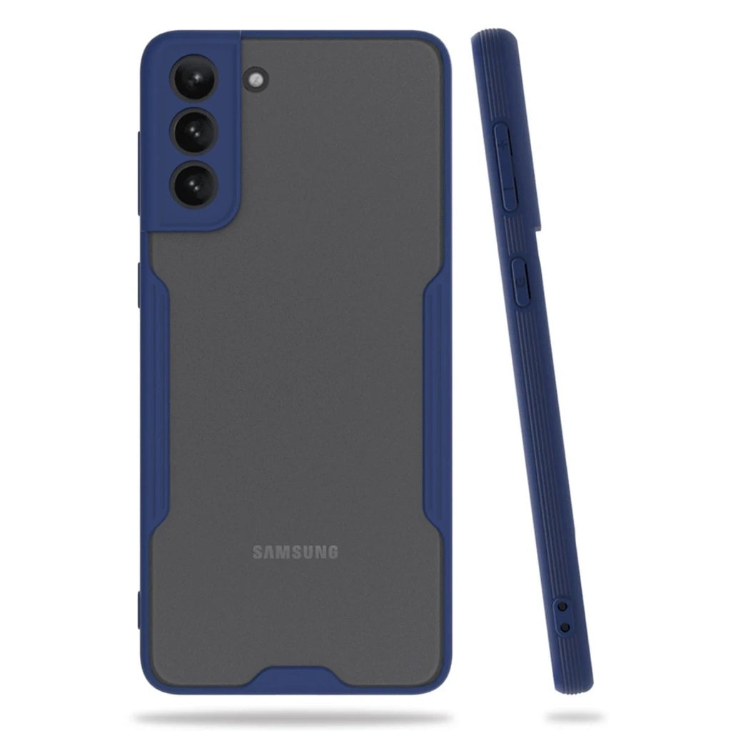 Mey İthalat® Samsung Galaxy S21 Plus Kılıf Platin Silikon - Lacivert