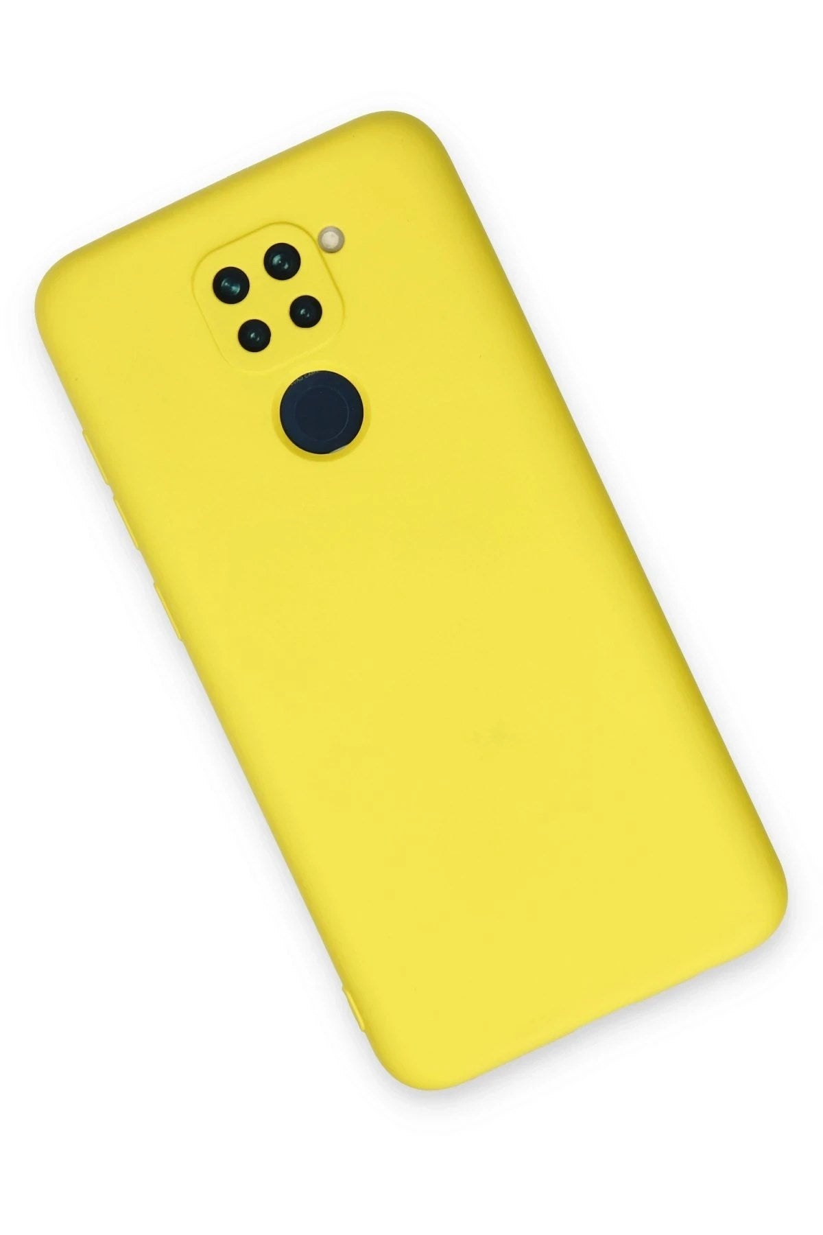 Mey İthalat® Redmi Note 9 Kılıf Nano içi Kadife Silikon - Sarı
