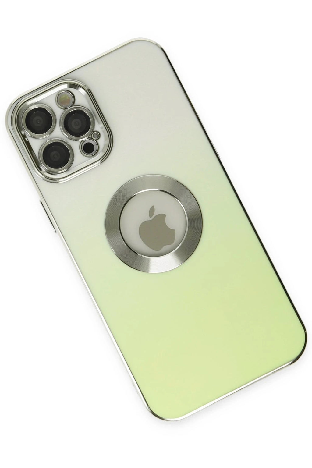 Mey İthalat® iPhone 12 Pro Max Kılıf Best Silikon - Yeşil
