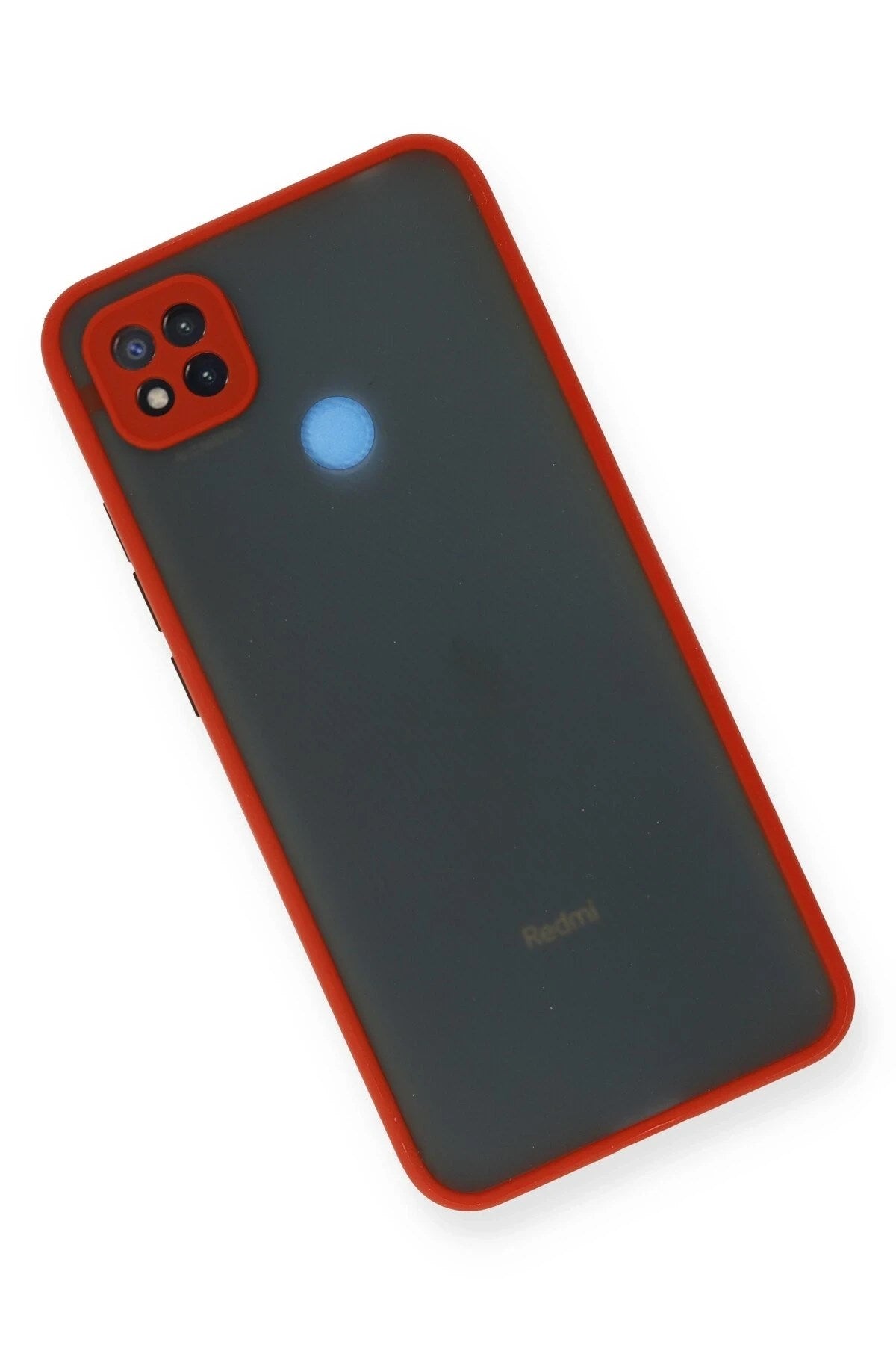 Mey İthalat® Redmi 9C Kılıf Montreal Silikon Kapak - Kırmızı