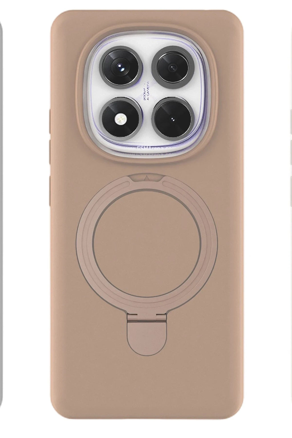 Mey İthalat® Redmi Note 14 Pro 4G Regal Magsafe Standlı Kapak - Çöl Titanyum