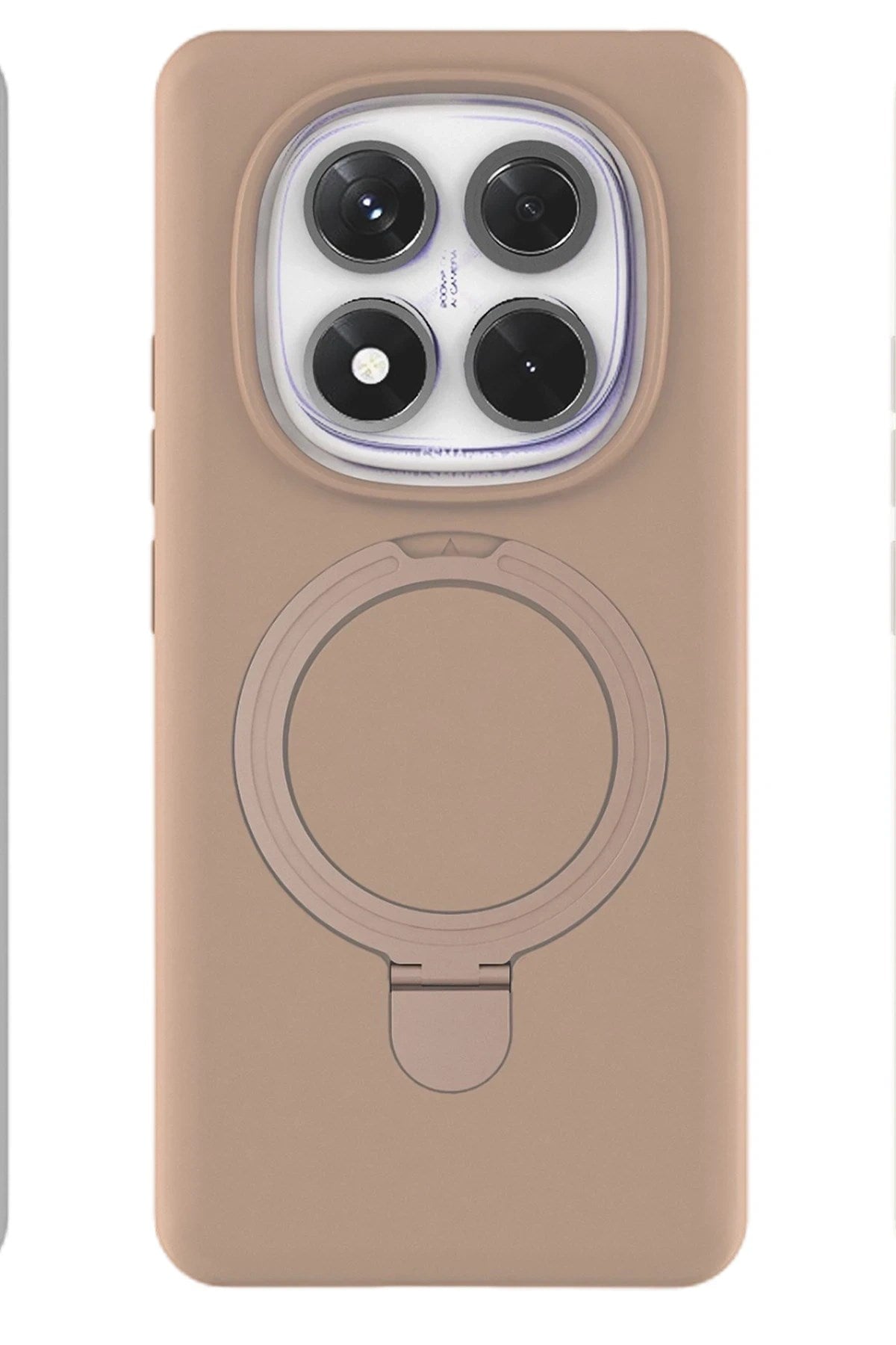 Mey İthalat® Redmi Note 14 Pro 4G Regal Magsafe Standlı Kapak - Çöl Titanyum