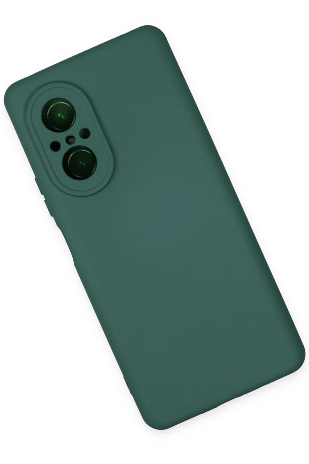 Mey İthalat® Huawei Nova 9 SE Kılıf Nano içi Kadife Silikon - Koyu Yeşil