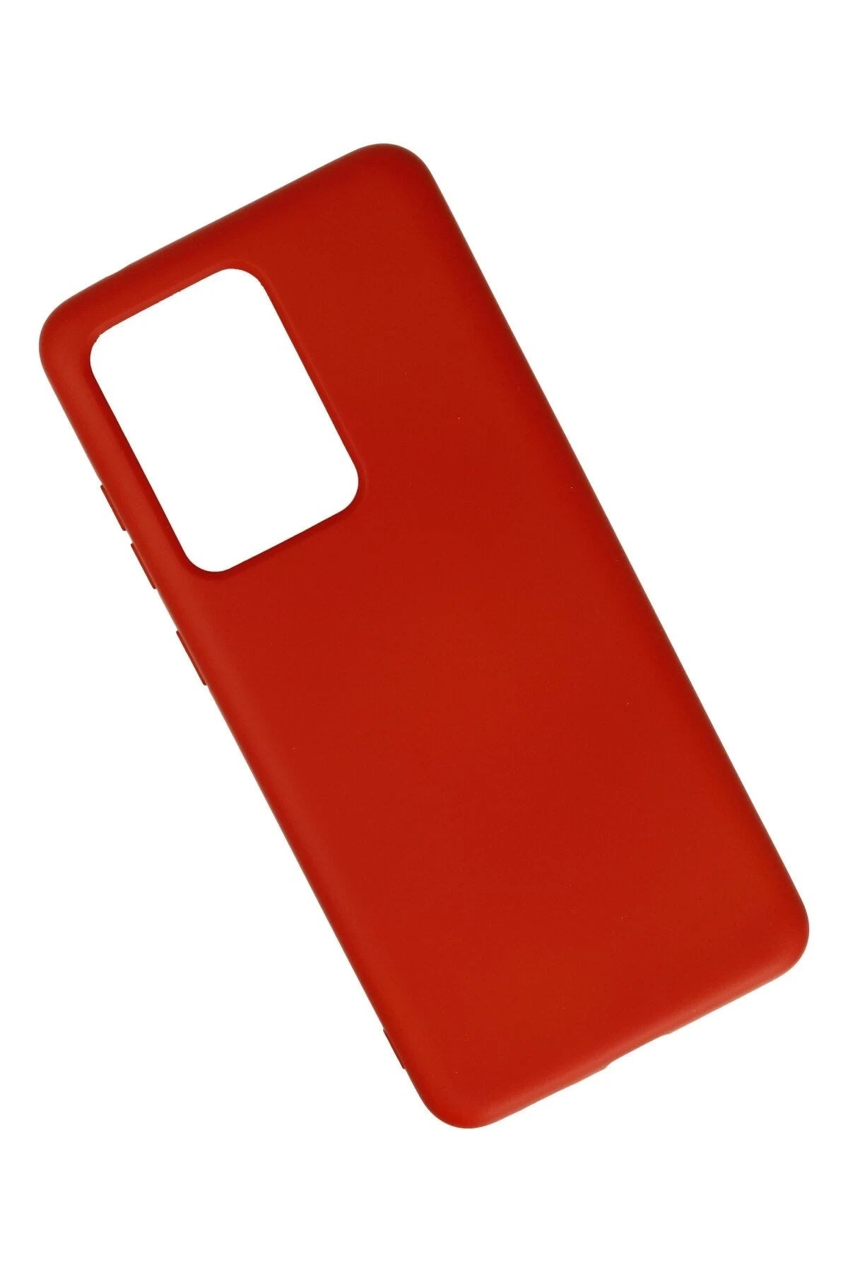 Mey İthalat® Samsung Galaxy S20 Ultra Kılıf Nano içi Kadife Silikon - Kırmızı