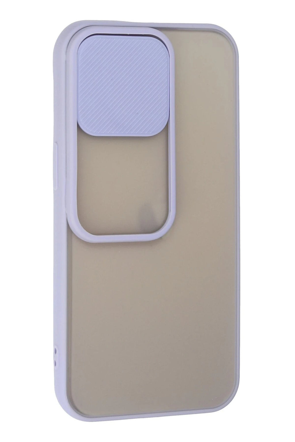 Mey İthalat® iPhone 13 Pro Kılıf Palm Buzlu Kamera Sürgülü Silikon - Lila