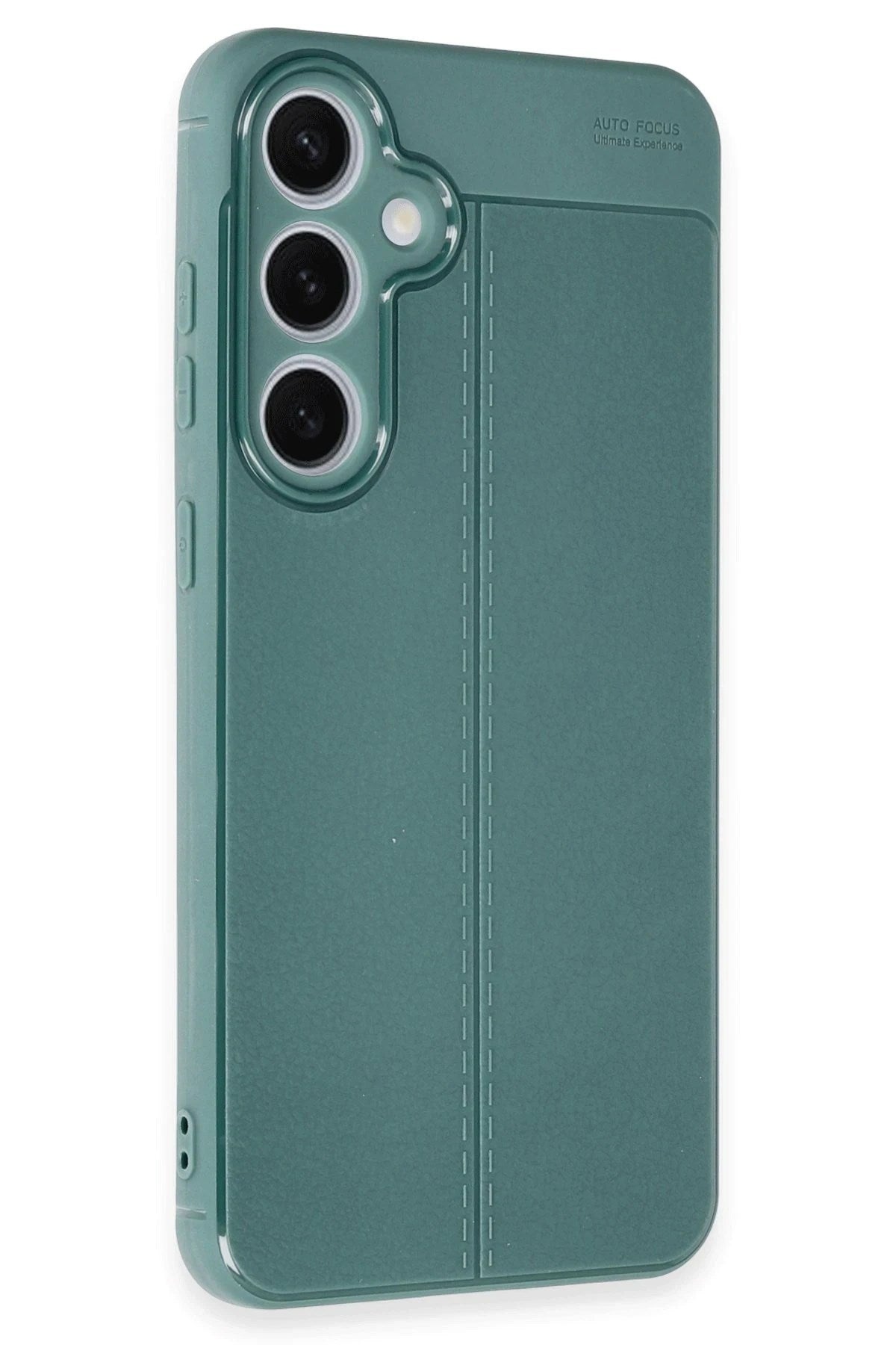 Mey İthalat® Samsung Galaxy S24 FE Kılıf Auto Focus Kapak - Koyu Yeşil