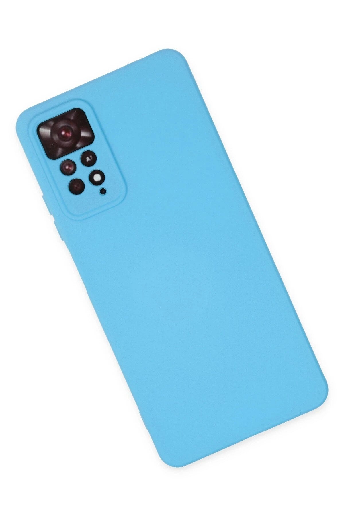 Mey İthalat® Redmi Note 11 Pro Kılıf Nano içi Kadife Silikon - Mavi