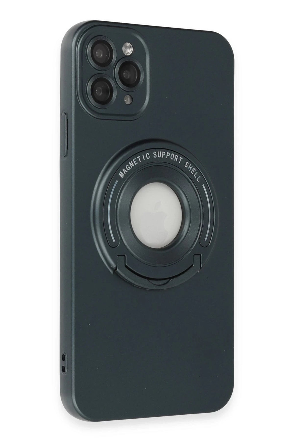 Mey İthalat® iPhone 12 Pro Kılıf Lukka Magneticsafe Kapak - Koyu Yeşil