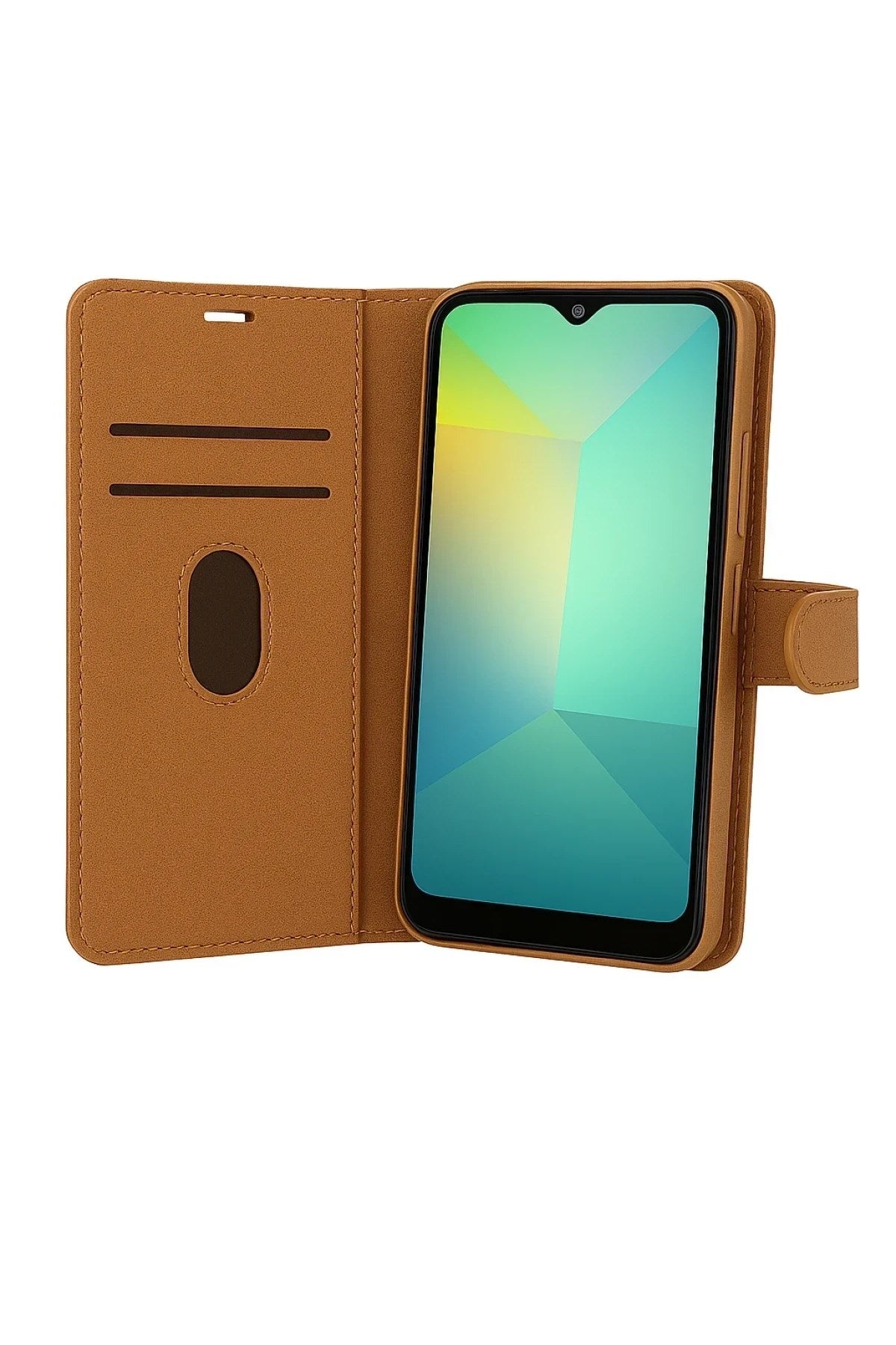 Mey İthalat® Samsung Galaxy S25 FE Trend S Plus Kapaklı Kılıf - Taba