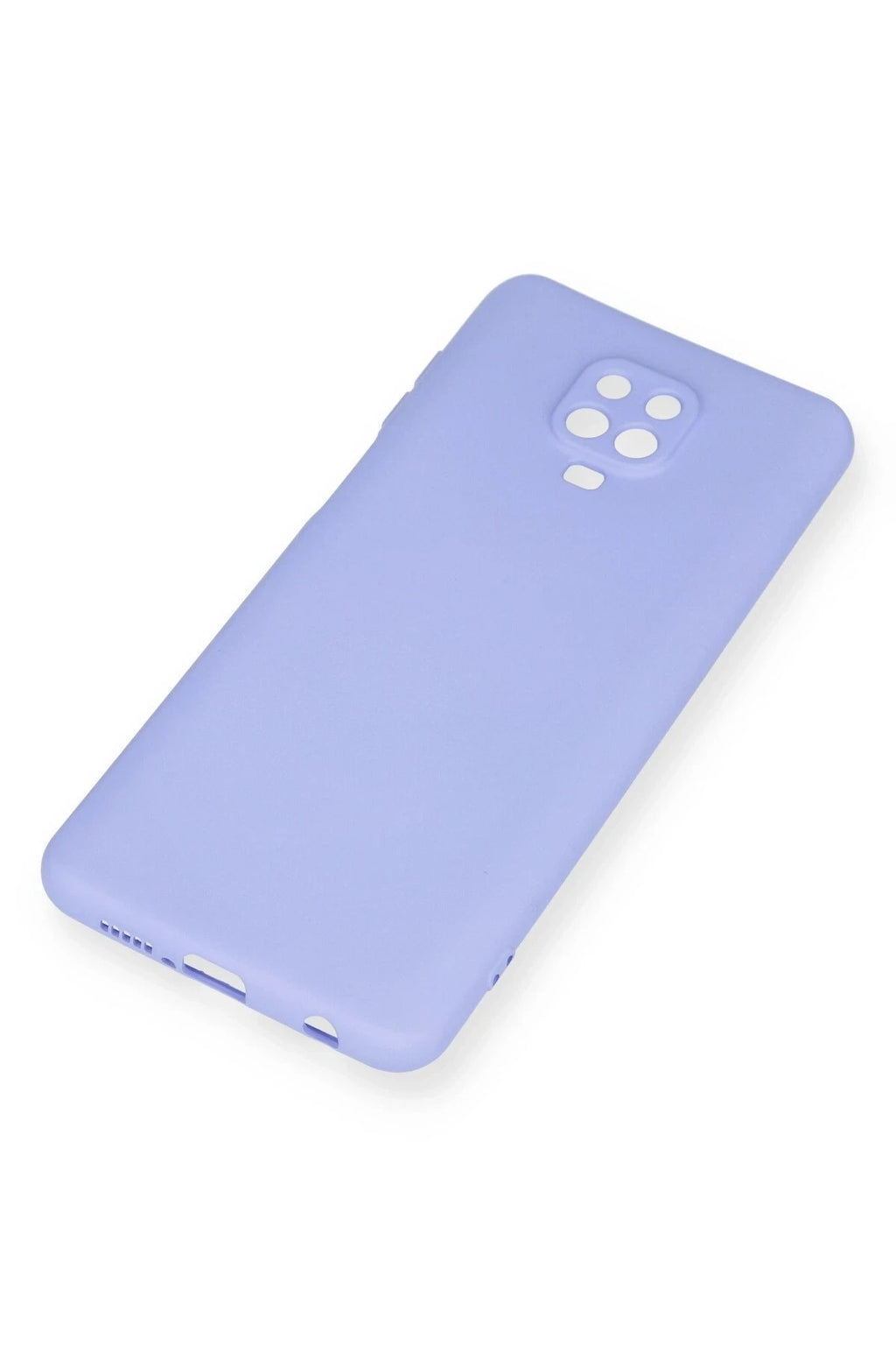 Mey İthalat® Redmi Note 9 Pro Kılıf Nano içi Kadife Silikon - Lila