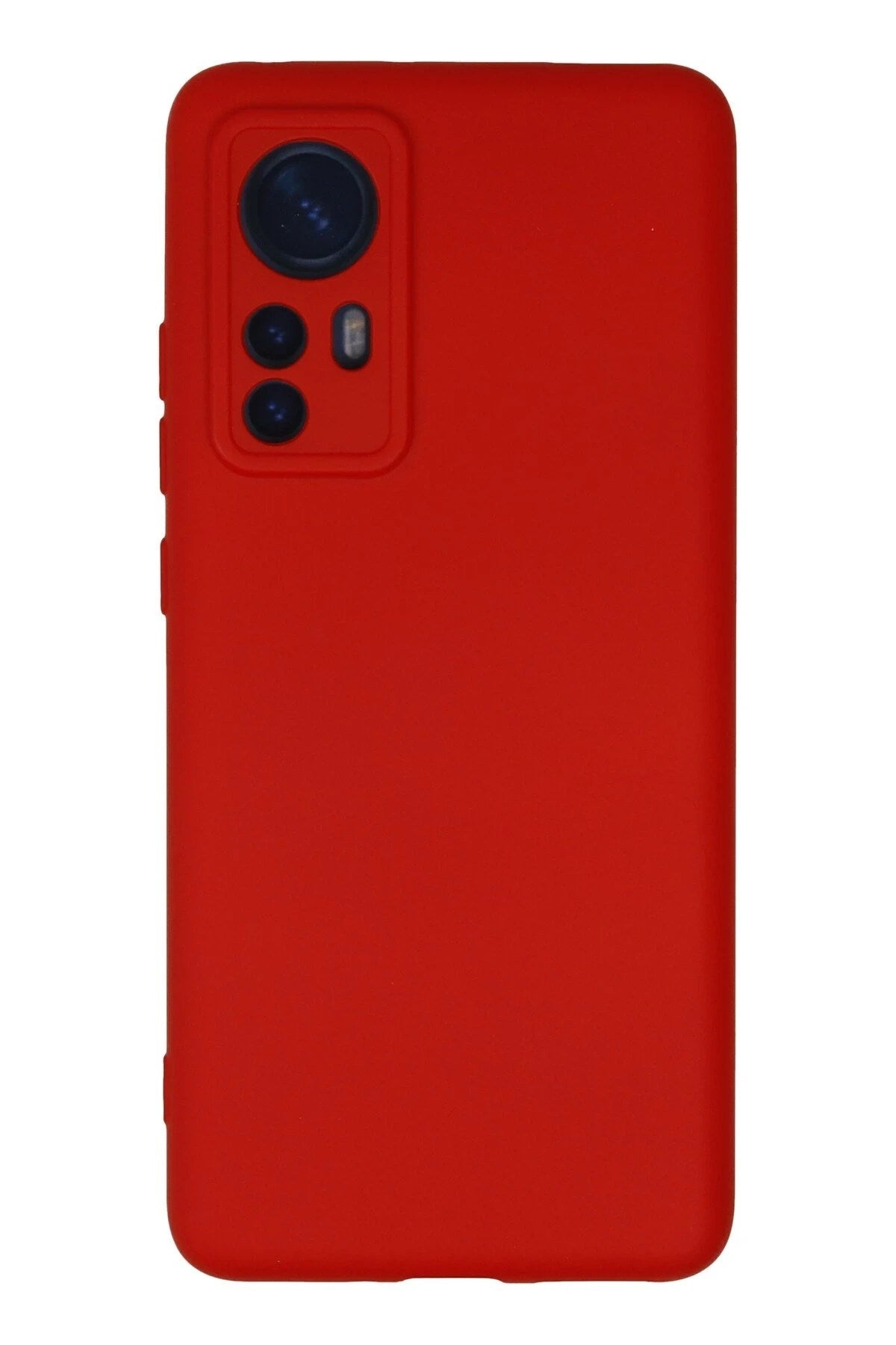 Mey İthalat® Mi 12 Kılıf Nano içi Kadife Silikon - Kırmızı