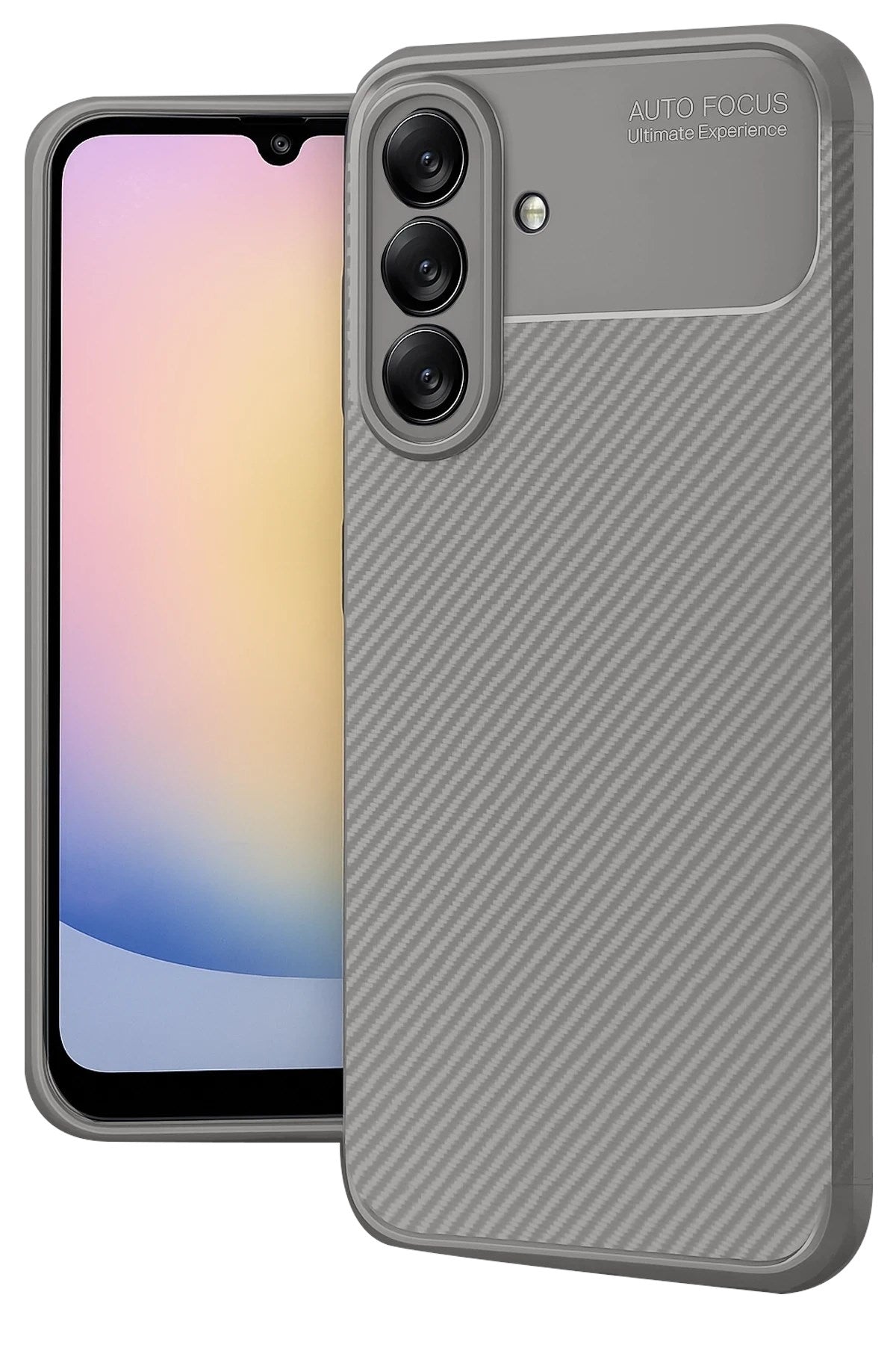 Mey İthalat® Samsung Galaxy A17 5G Auto Focus Karbon Kapak - Gri