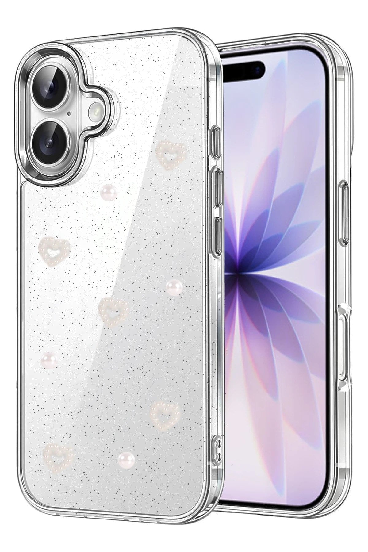 Mey İthalat® iPhone 16 Plus Fiyonk Desenli Kapak - Desen 10