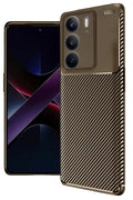 Mey İthalat® Realme C75 4G Auto Focus Karbon Kapak - Kahverengi