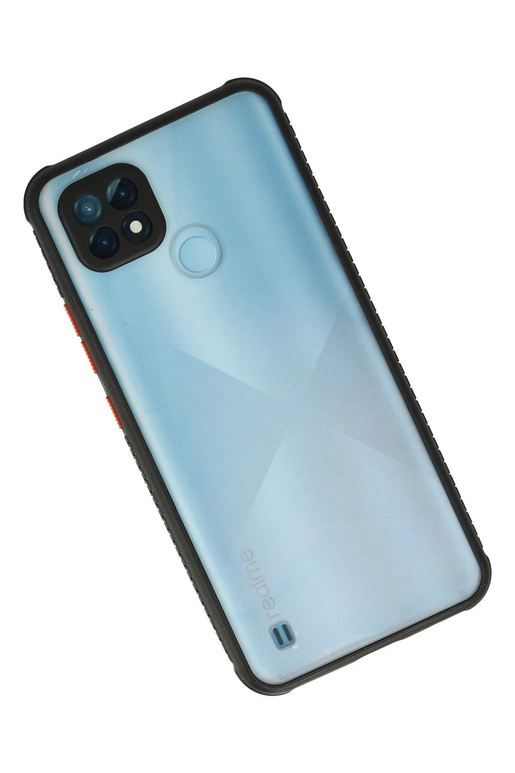 Mey İthalat® Realme C21 Kılıf Miami Şeffaf Silikon - Siyah