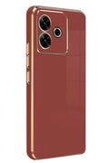 Mey İthalat® Redmi 13 4G Kılıf Volet Silikon - Kırmızı