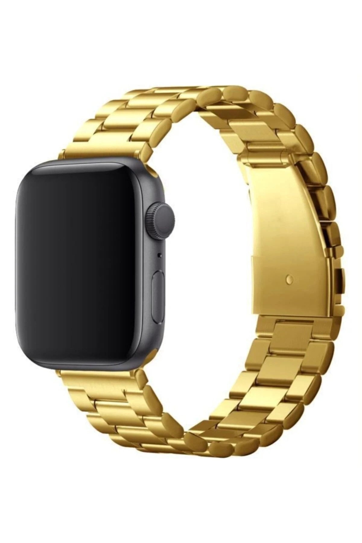 Mey İthalat® Watch 42mm Metal Baklalı Kordon - Gold