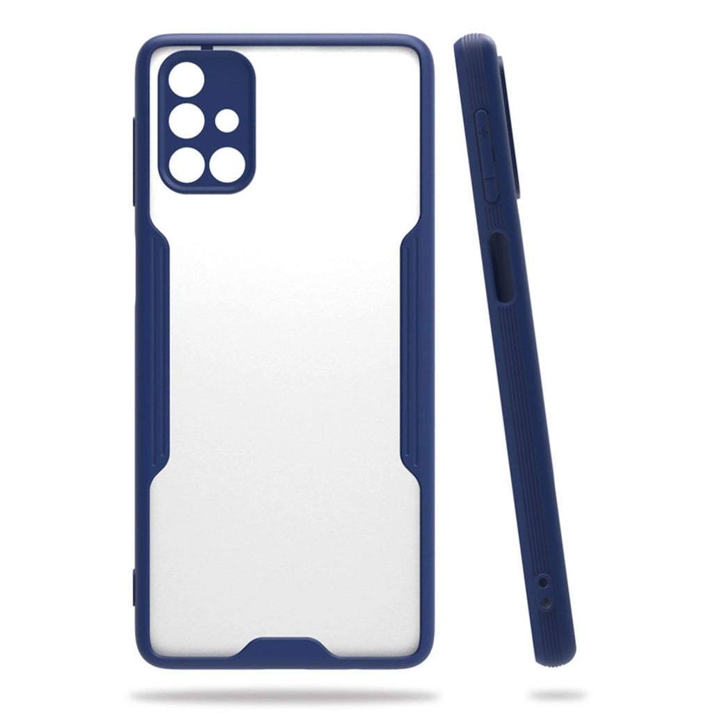 Mey İthalat® Samsung Galaxy M31S Kılıf Platin Silikon - Lacivert