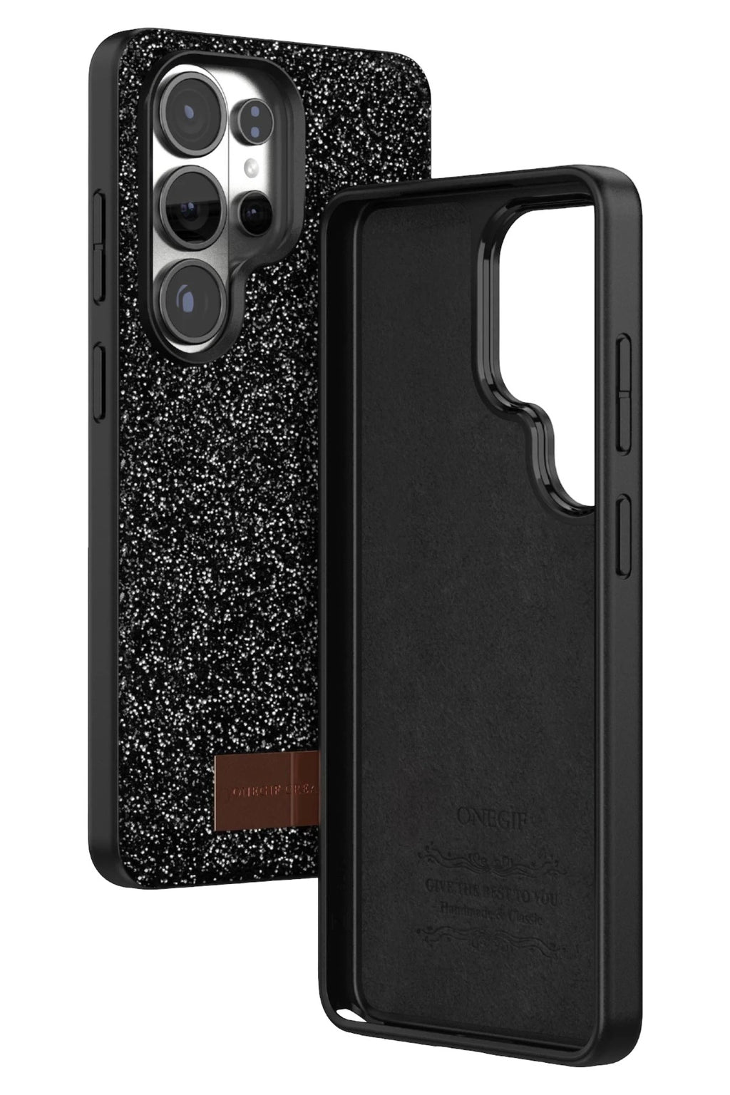 Mey İthalat® Samsung Galaxy S26 Ultra Bright Simli Kapak - Siyah